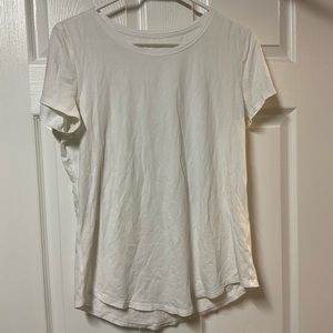 Lululemon White Women’s Athletic shirt